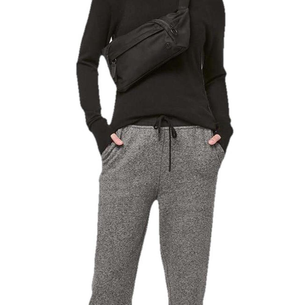 Lululemon Womens Small Black Hello Aloe Pullover Sweater W3BQMS Thumbholes Shirt